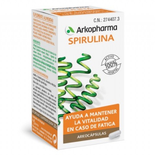 Spirulina arkopharma (45 capsulas)