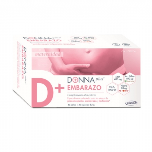 Donna plus+ embarazo (30 perlas + 30 capsulas duras)