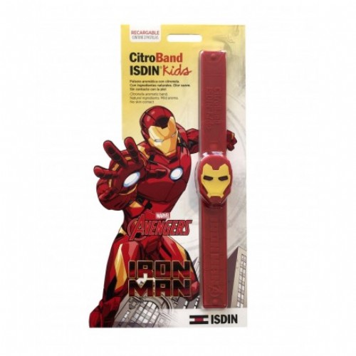 Citroband isdin kids pulsera aromatica (iron man 1 pulsera + 2 pastillas de recarga)