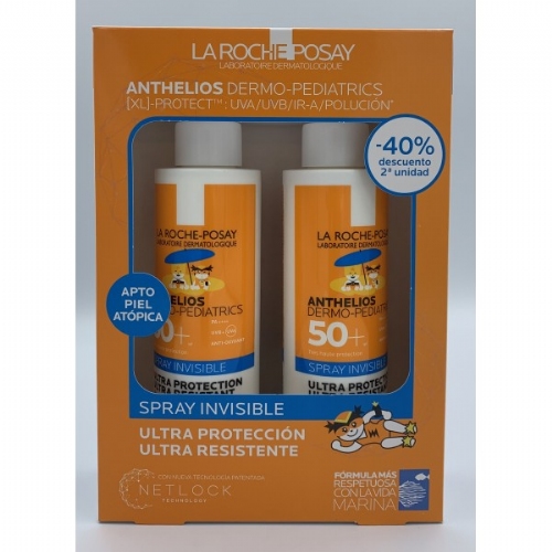 Anthelios duplo niños spray invisible 50+ 200 ml