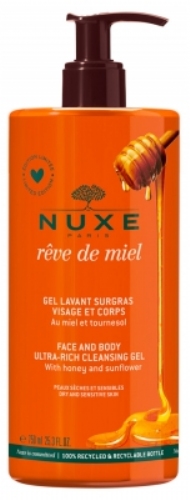 Nuxe gel limpiador reve de miel 750ml