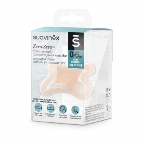 Chupete silicona fisiologico - suavinex sx pro zero-zero (0 - 6 meses 1 unidad)