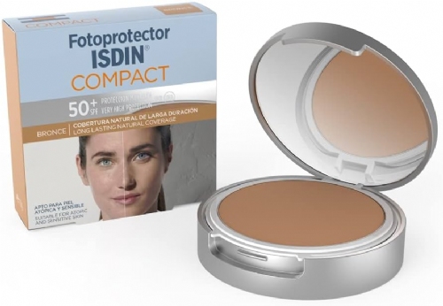 Fotoprotector isdin compact 50 oil free bronce (10 g)