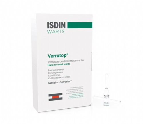 VERRUTOP ISDIN WARTS (0.10 ML 4 AMPOLLAS Y APLICADORES)