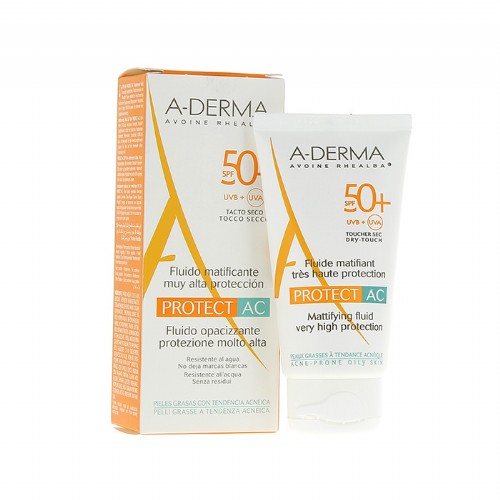 A-derma protect fluido spf 50+ ac matificante - ducray (40 ml)