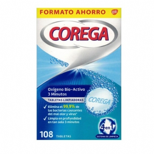 Corega oxigeno bio-activo limpieza protesis dent