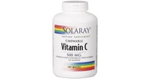 Solaray vitamina c -500 cereza 100 comp masticables