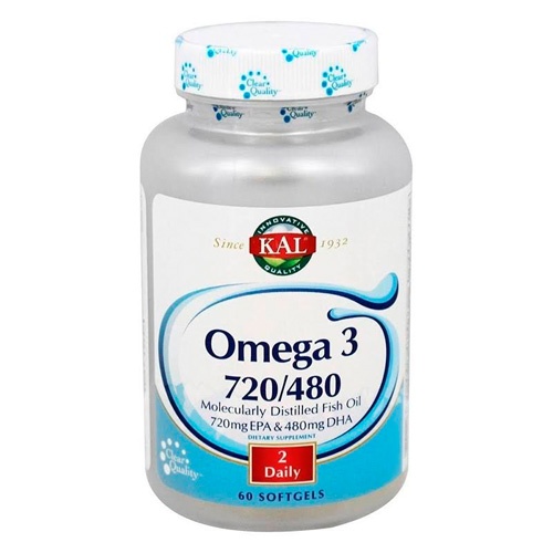 Solaray omega 3 720/480 60 perlas