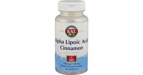 Cinnamon y alpha lipoic acid 60comp