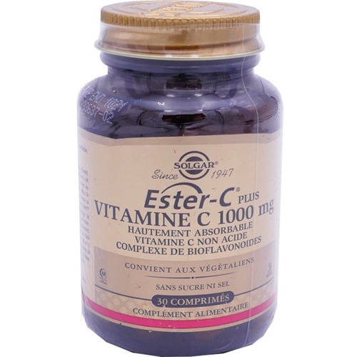 Solgar ester c.plus 1000 mg 30 comp (vitamina c)