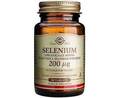 Solgar selenium 200 ug 50 tabletas