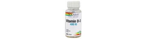 Solaray vit.d 400 u dry 120 perlas