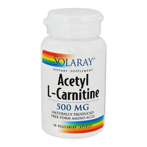 Solaray acetyl l-carnitine 500x30c