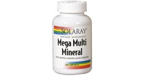 Solaray mega multi mineral 120 veg caps