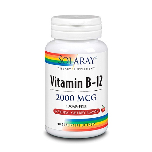 Solaray vitamina b-12 2000 mg 90 subl