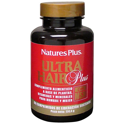 Natures plus ultra hair plus 60 comp