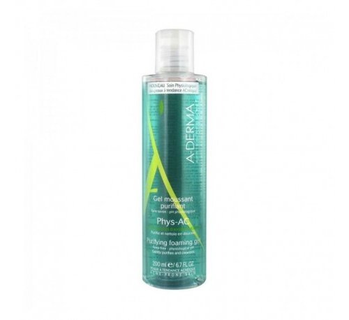 A-derma phys-ac gel limpiador purificante 400 ml