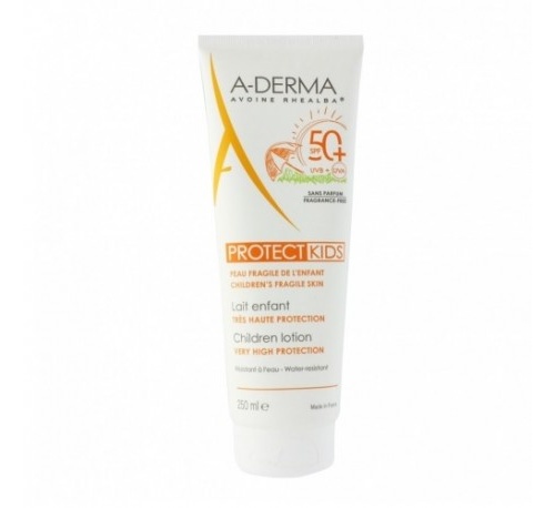 A-derma protect kids leche niños spf50+ - muy alta proteccion (250 ml)