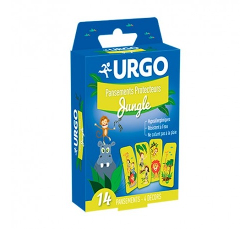 Urgo special kids jungle - aposito adhesivo (14 apositos)