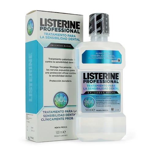 Listerine profesional tto sensibilidad dental (500 ml)