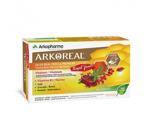 Arkoreal jalea real royal´fruits (20 ampollas)