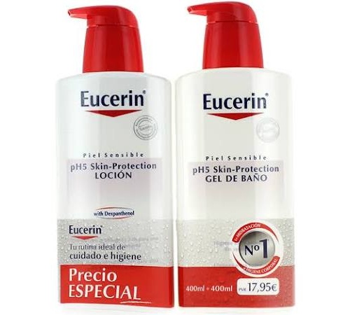 Eucerin locion 400l + gel 400ml