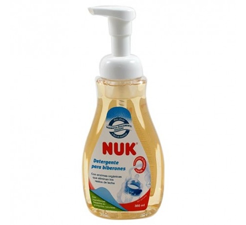 Detergente en espuma tetinas y biberon - nuk detergente limpiabiberones (380 ml)