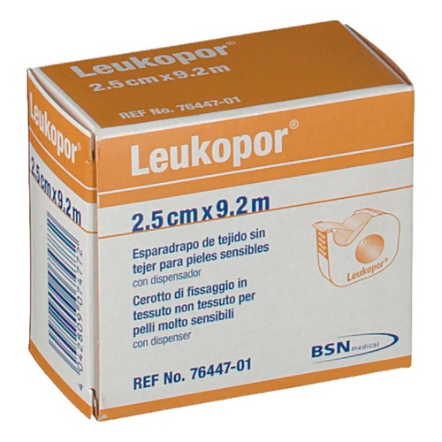 Esparadrapo hipoalergico - leukopor (papel 2,5 x 9,2 m dispensador)