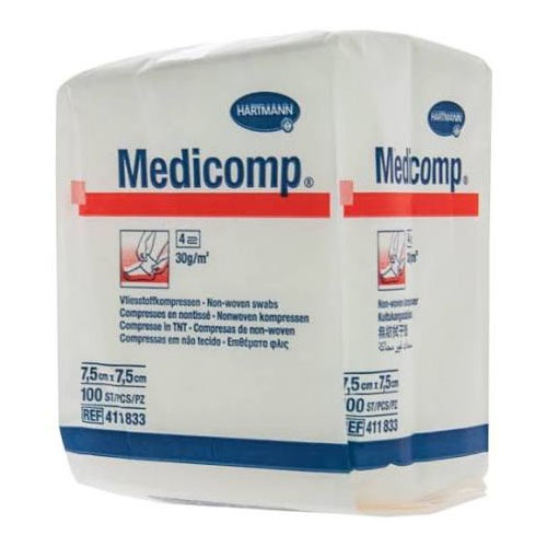 Medicomp 7,5x7,5 100 gasas