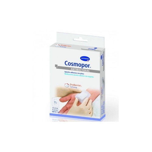 Cosmopor  antibacterial - aposito esteril (10 x 8 cm  5 u)