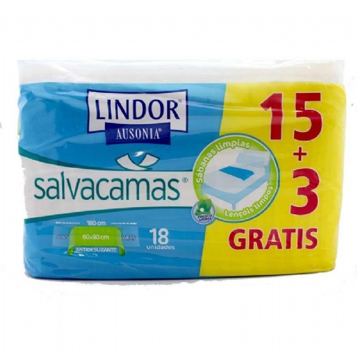 Lindor ausonia salvacamas (60x90cm alas 180 cm 15u+3u promocion especial)