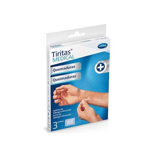 Tiritas medical quemaduras (10 x 7.5 cm 3 unidades)