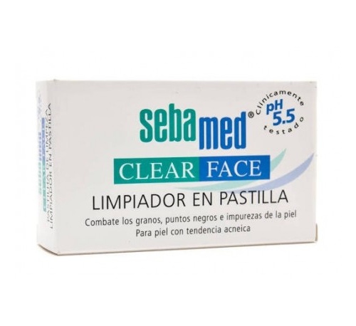 Sebamed limpiador pastilla - clear face (1 envase 100 g)