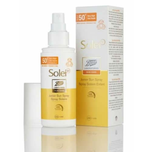 Boots laboratories sun care soleisp - spray solar infantil fps 50+ (150 ml)