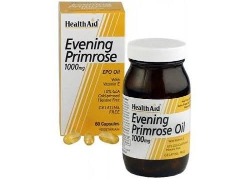 Healthaid evening primrose 1000 mg60cap ac onagr