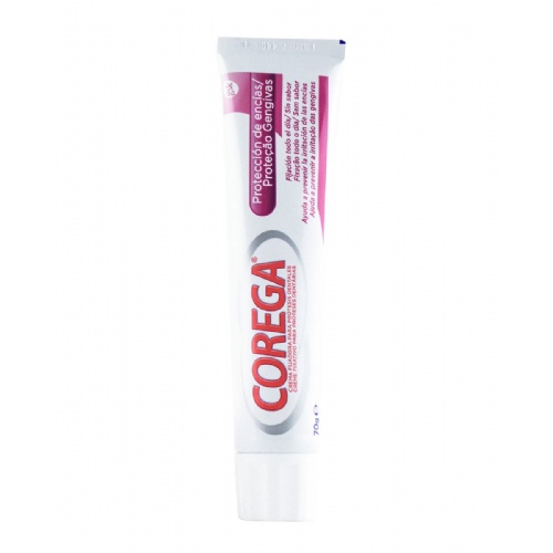 Corega fijador proteccion de encias - adhesivo protesis dental (70 g)