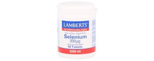 Lamberts selenio 200 mcg 60 comp