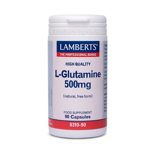 Lamberts l-glutamina 500mg 90 caps