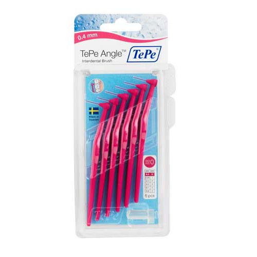 Cepillo interdental tepe angle 0.40 mm rosa