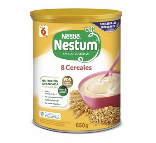 Nestle nestum papilla 8 cereales (650 g)