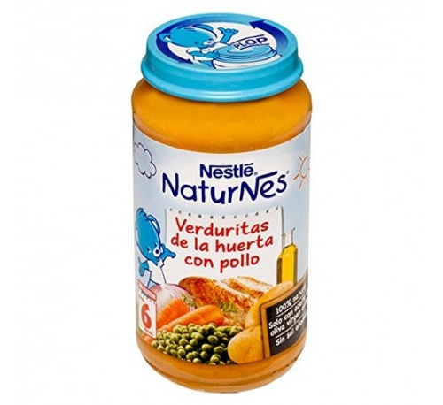 Nestle pure de verduras y pollo (desde 6 m 250 g)