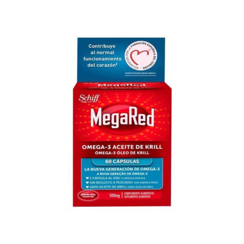 Megared 500 omega 3 aceite de krill (60 capsulas)