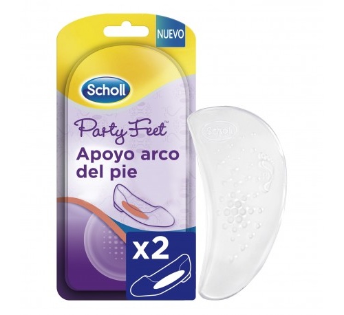 Scholl party feet apoyo arco del pie con tecnolo