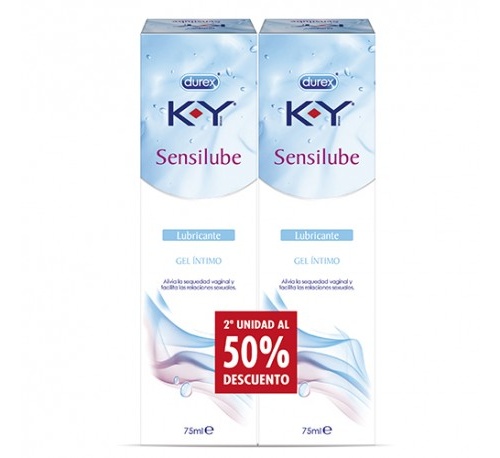 K-y gel - lubricante hidrosoluble intimo (75 ml 2 unidades)