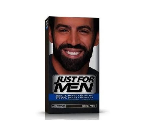 Just for men bigote y barba - gel colorante (30 cc negro)