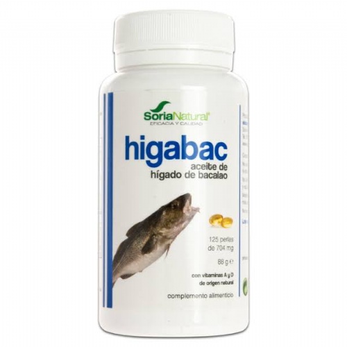 Higabac (aceite higado bacalao soria) 125 perlas