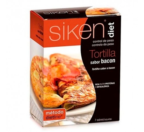 Siken diet tortilla de bacon (24.5 g 7 sobres)