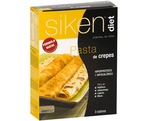 SIKEN DIET PASTA DE CREPES (26 G 3 SOBRES)