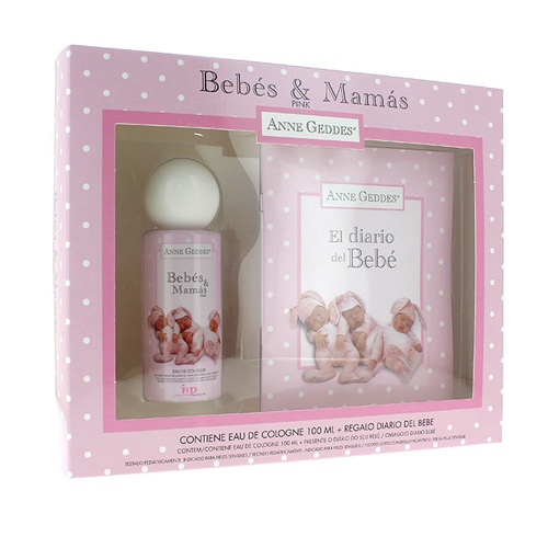 Agua de colonia bebe - anne geddes (rosa 100 ml+ diario)