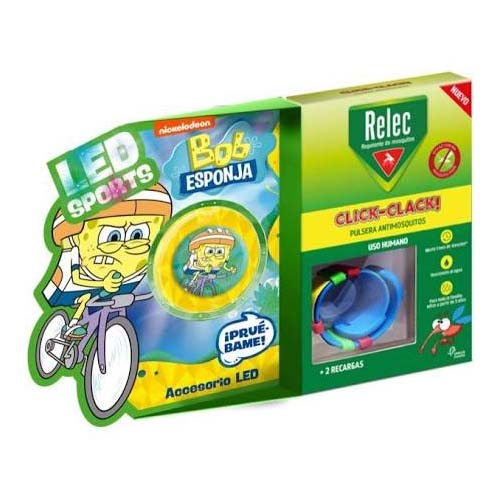 Relec pulsera bob esponja bicicleta